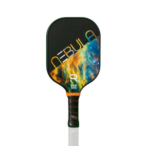 REV NEBULA pickleball paddle Medusa front view graphite paddle
