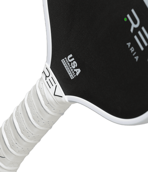 USAPA approved marking on the REV ARIA pickleball paddle
