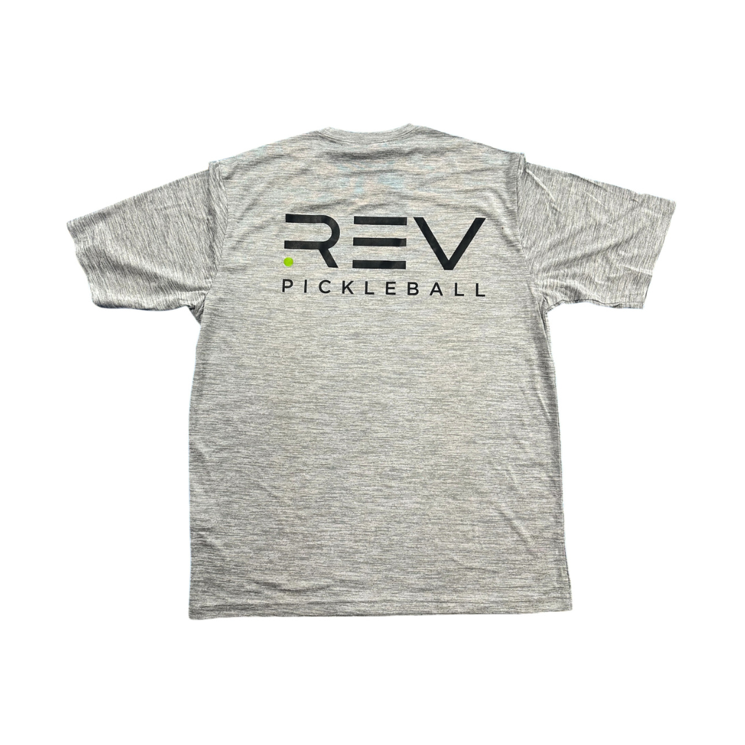 Rev Pickleball Logo Sport-Tek® PosiCharge® Electric Heather Tee Rev Pickleball Logo Sport-Tek® PosiCharge® Electric Heather Tee