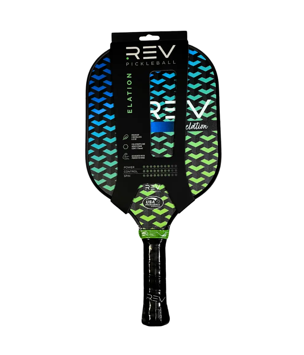 ELATION Fiberglass Pickleball Paddle | REV Pickleball