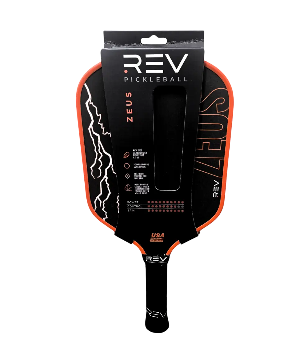 ZEUS Power Pickleball Paddle | REV Pickleball